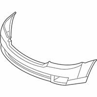 Lincoln Zephyr Bumper - 6H6Z-17D957-BAPTM Bumper Cover