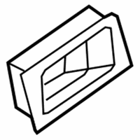 Ford Door Handle - 8S4Z-7822600-AB Handle, Inside, Black, Rear Inner Passenger Side