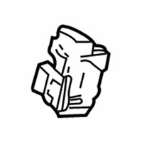 Lincoln LS Door Latch Assembly - 3W4Z-54203A28-BB Latch Assembly, Passenger Side