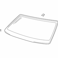 Mercury Windshield - 3W7Z-5403100-AB Windshield, Front