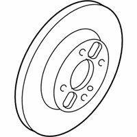 Ford Focus Brake Disc - 4S4Z-1125-A Rotor