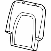 Lincoln Aviator Seat Cover - 5C5Z-7866600-CAA Seat Back Cover, Camel, Rear Passenger Side