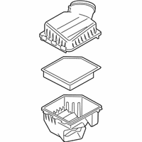 Ford Air Filter Box - 7R3Z-9600-E Air Cleaner Assembly