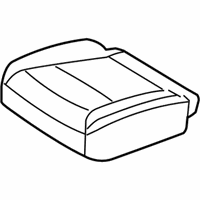 Mercury Mountaineer Seat Cover - 6L9Z-7863805-GAA Seat Cover, Black, Rear Driver Side