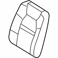 Ford Explorer Seat Cover - 9L2Z-7864416-DA Seat Back Cover, Camel, Front Passenger Side