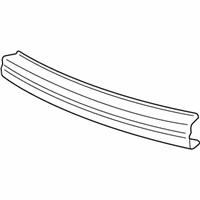 Ford Crown Victoria Bumper - 3W7Z-17757-AA Impact Bar, Front