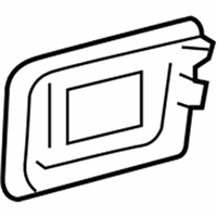 Lincoln Mark LT Door Handle - 9L3Z-1626605-DJ Handle, Outside, Silver, Driver Side