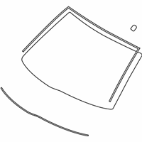 Ford Taurus Windshield - 8G1Z-5403100-AA Windshield, Front