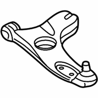 Ford Focus Control Arm - 7S4Z-3078-A Lower Control Arm, Front Passenger Side