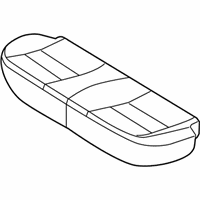 Lincoln MKZ Seat Cover - 6H6Z-5463804-BC Seat Cover, Sand, Rear