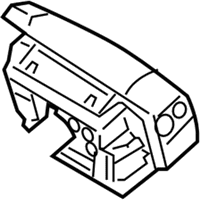 Ford Taurus X Air Bag - 8G1Z-74043B13-AE Driver Inflator Module, Charcoal Black