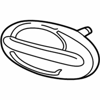 Mercury Monterey Door Handle - 3F2Z-1726605-AAH Handle, Outside, Outer Driver Side