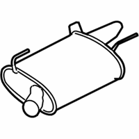 Ford Mustang Exhaust Pipe - 9R3Z-5230-D Muffler, Front