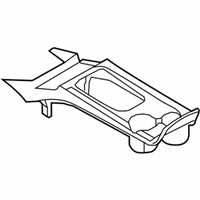 Mercury Marauder Center Console Base - 1W3Z-5404567-AAD Cover Panel