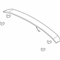 Ford Fusion Spoiler - 8E5Z-5444210-AA Spoiler Assembly, Rear