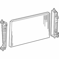 Mercury Monterey Radiator - H2MZ-8005-N Radiator Assembly