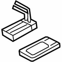 Lincoln Aviator Heater Core - H2MZ-18476-Y Heater Core, Front