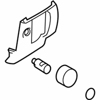 Ford Expedition Center Console Base - 8L1Z-78045E24-AD Lower Panel, Camel, Center