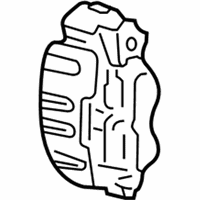 Ford Expedition Brake Caliper - 6L1Z-2B120-D Caliper Assembly, Front Passenger Side