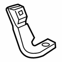 Lincoln LS Seat Belt - 2W4Z-5461202-AAD Buckle End, Midnight Black, Passenger Side