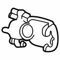 Lincoln Navigator Brake Caliper - 6L1Z-2V552-ARM Caliper Assembly, Rear Passenger Side