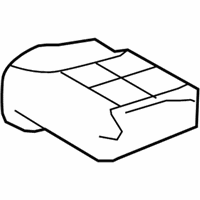 Ford Edge Seat Cover - 8T4Z-7863804-EE Cushion Cover, Rear Passenger Side