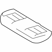 Ford Taurus Seat Cover - 8G1Z-5463804-BA Cushion Cover, Gray, Rear