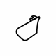 Ford BM5Z-4273-AA Handle, Inside Cap, Rear Inner Passenger Side