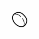 Ford F4SZ-3L518-A Steering Wheel Cap, Black