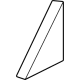 Ford PR3Z-63214A62-A Front Molding, Passenger Side