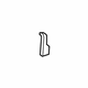 Ford DT1Z-99044E84-A Foam Pad - Energy Absorbing, Driver Side