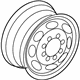 Ford 6C2Z-1015-B Wheel, Steel, White