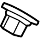 Ford -W520125-S442 Bracket Nut