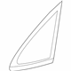 Ford AE8Z-5429711-A Quarter Glass, Rear