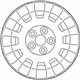 Ford 3W7Z-1130-EA Wheel Cover