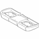 Ford DP5Z-5463840-B Seat Cushion Pad, Rear