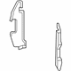 Ford 5F9Z-8310-AA Air Deflector, Front Passenger Side