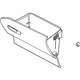 Ford LJ6Z-7806010-AA Glove Box, Sandstone, Front