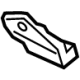 Ford LJ6Z-78613D10-AD Seat Belt Guide, Sandstone, Passenger Side