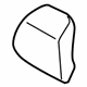Ford HS7Z-54611A08-AF Headrest Cover, Front