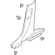 Ford M1PZ-7824346-AA Lower Center Pillar Trim, Passenger Side