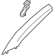 Ford M1PZ-7803598-AA Windshield Pillar Trim, Front Passenger Side