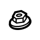 Ford -W717313-S442 Bracket Retainer Nut