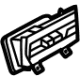 Ford LJ7Z-19893-AA Vent Louver