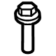 Ford -W717728-S451 Console Bolt