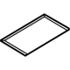 Ford PC3Z-26046B76-AA Storage Tray Mat, Rubber