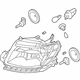 Ford 8G1Z-13008-E Headlamp Assembly, Front Passenger Side