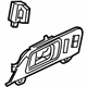 Ford AE9Z-7422600-AB Handle, Inside, Charcoal, Upper Passenger Side