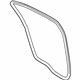 Ford AG1Z-54253A10-AA Weatherstrip On Body, Charcoal Black, Rear Inner
