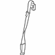 Ford 7L1Z-78611B64-BA Lap & Shoulder Belt, Rear Center